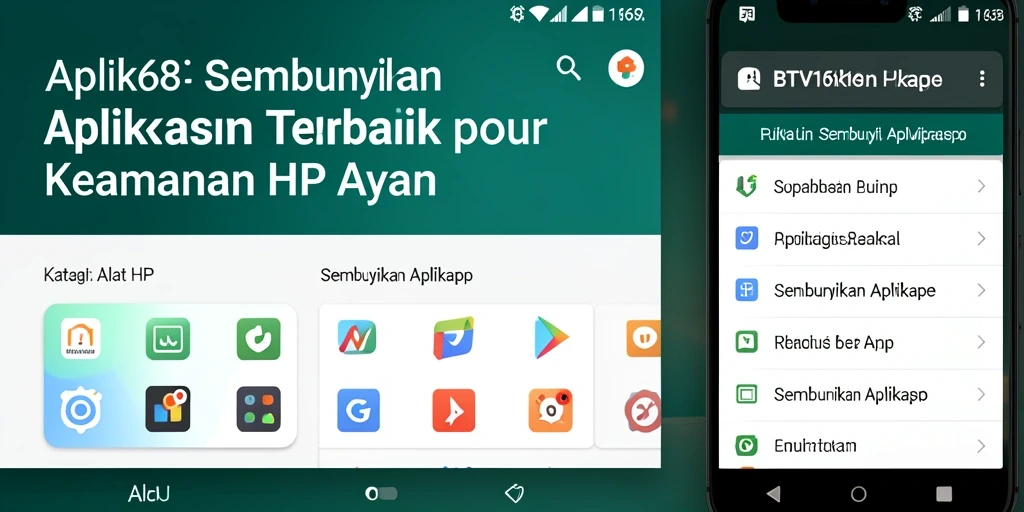 Tampilan antarmuka aplikasi BTV168 yang sederhana dan intuitif.
