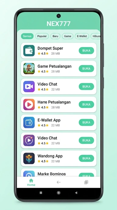 Aplikasi Populer & Kanal Uji Terbaik di nex777—Temukan Semua Kebutuhan Digital Anda