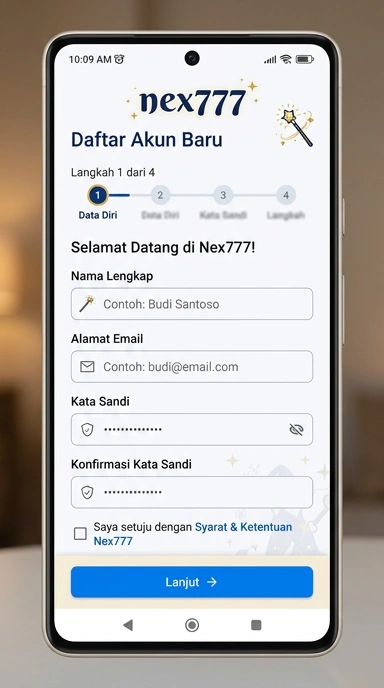 Panduan Registrasi Akun Baru nex777 untuk Pengguna Android