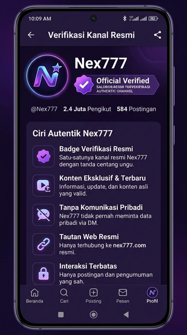 Halaman Resmi APK nex777 untuk Pengguna Android